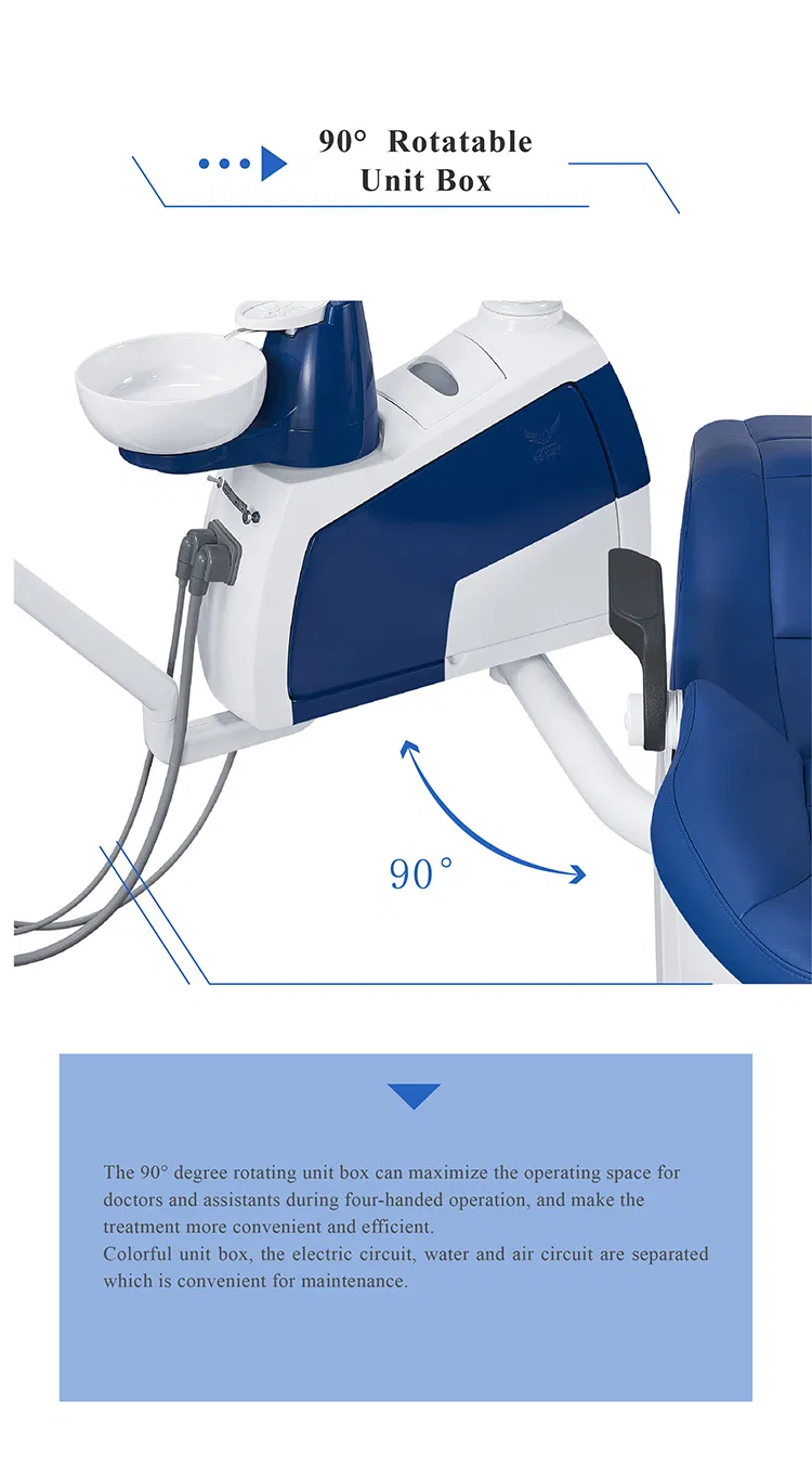 High Quality GD-S350 Mobile Cart Dental Chair for Professional Clinics