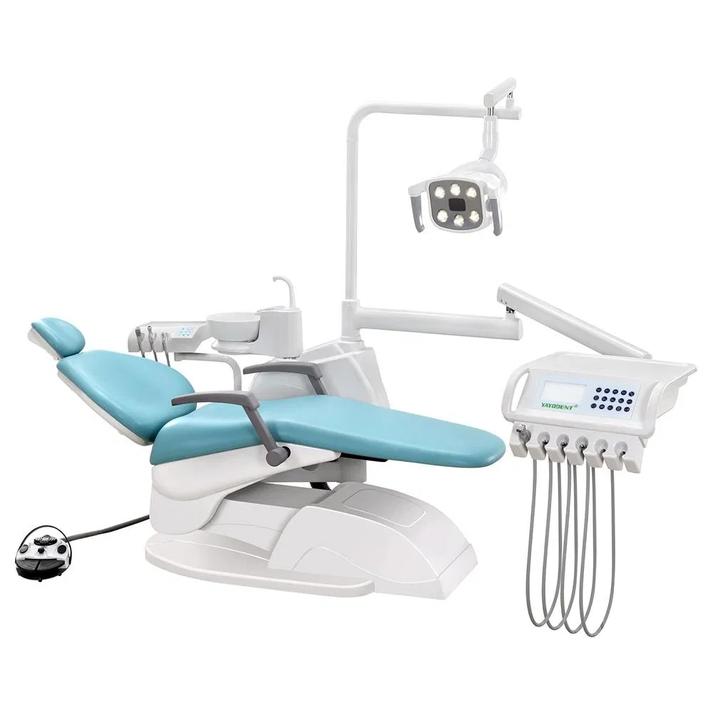 ISO Certified DC600 Dental Unit with Air Spring and Automatic Heating Water System