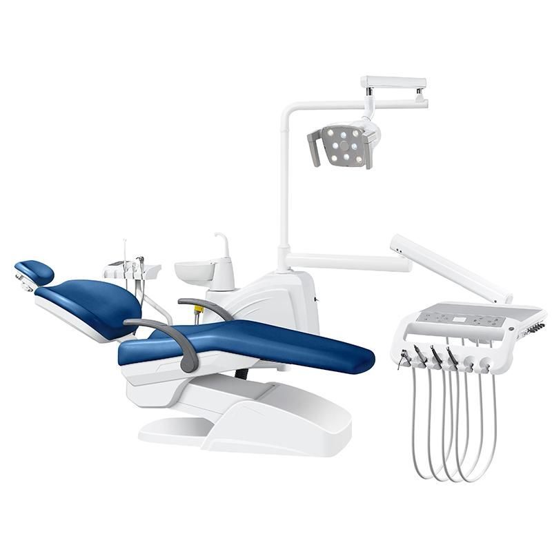 High Quality Multifunctional Dental Chair Unit with 8 Bulb LED Light System