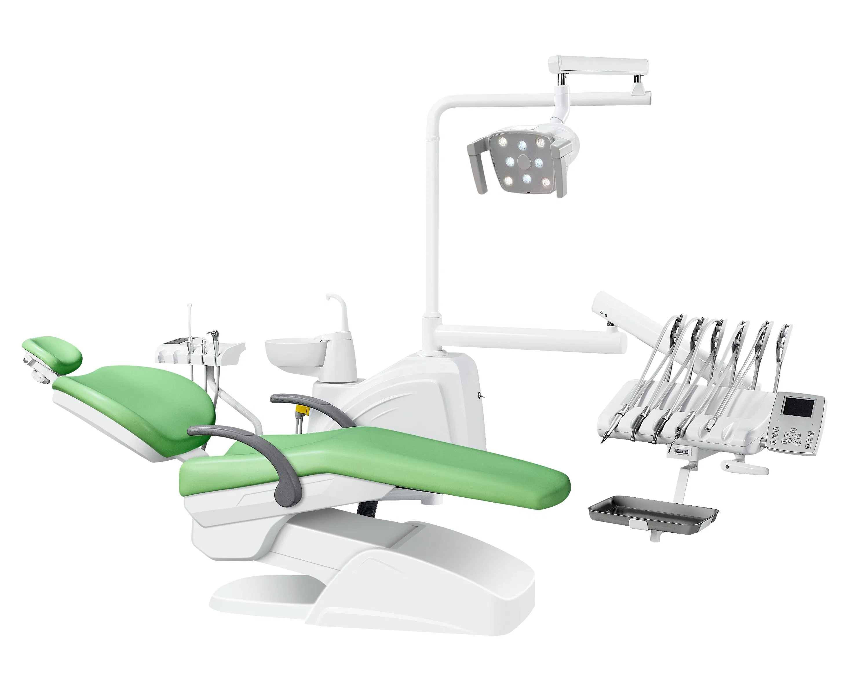 Professional CE ISO Certified Top Mounted Dental Unit with LED Operation Light