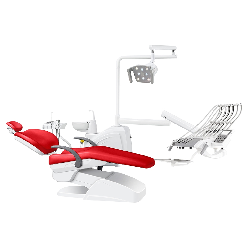 Professional CE ISO Certified Top Mounted Dental Unit with LED Operation Light