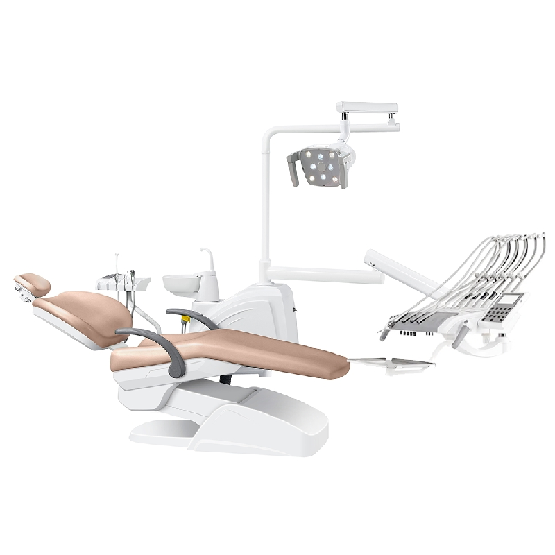 Professional CE ISO Certified Top Mounted Dental Unit with LED Operation Light