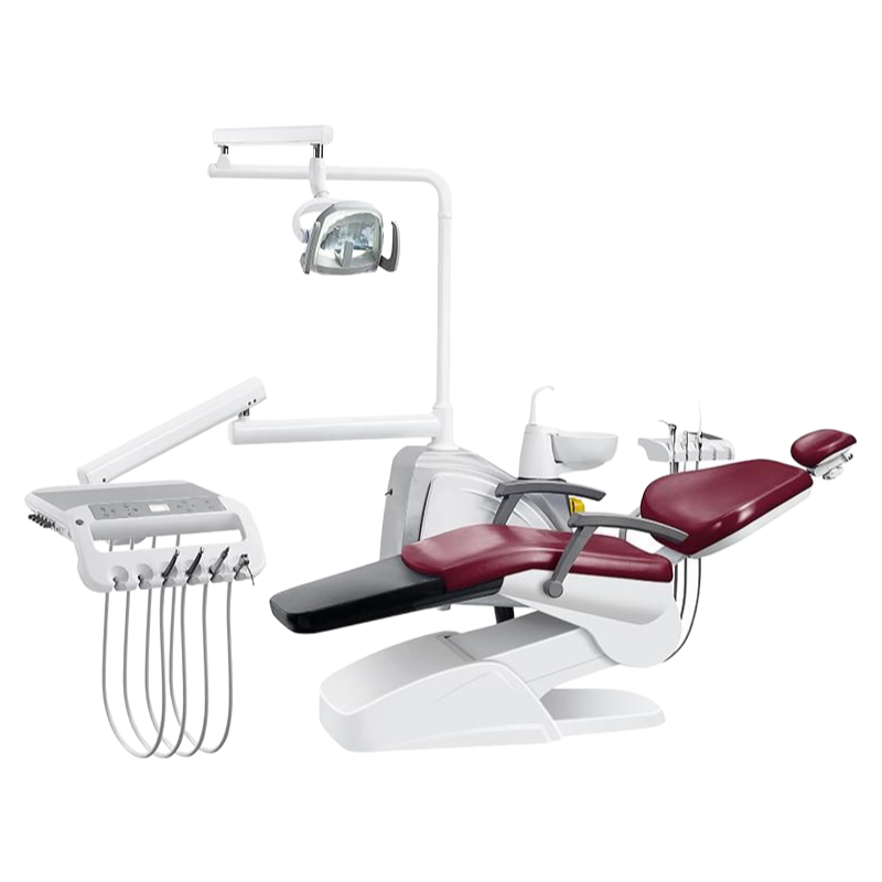 FSLINKTO Brand Dental Chair Unit with 24V Noiseless DC Motor and Water Heat System