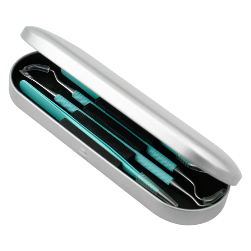 Professional Dental Hygiene Kit with Stainless Steel Tools for Dentists and Personal Use