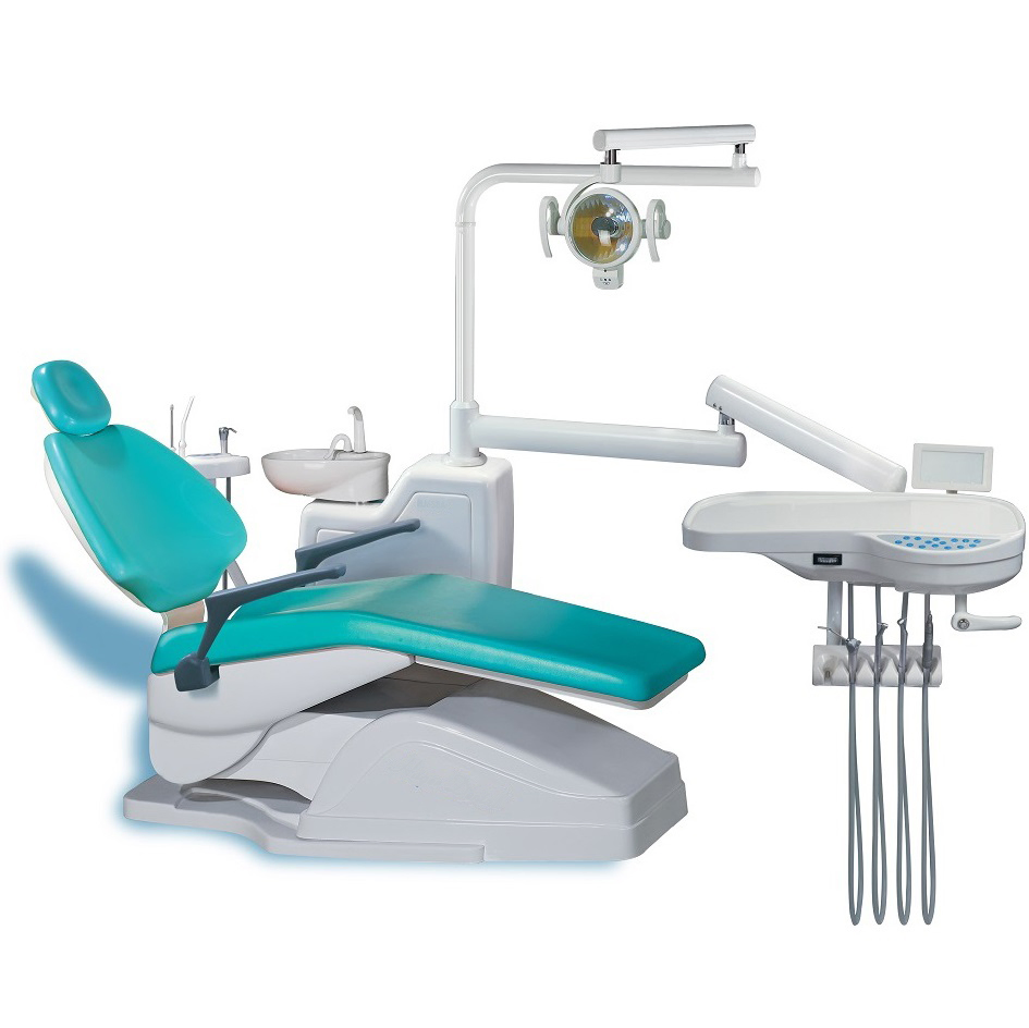 Wholesale DT638A Dental Unit with 2/4 Hole Handpiece Tubing and Ceramic Spittoon