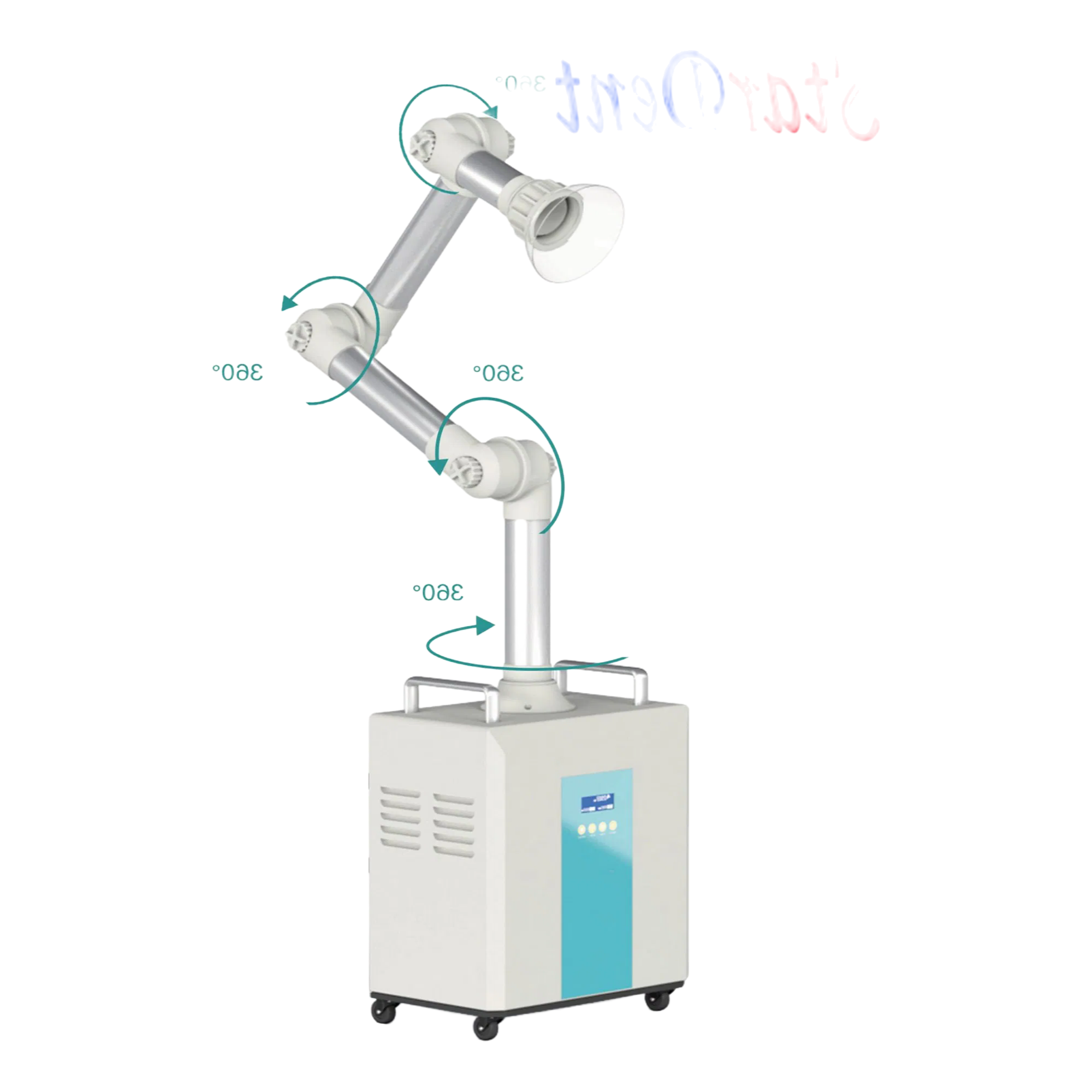 CE Certified Dental Aerosol Suction Equipment with 180W Power and Low Noise Operation