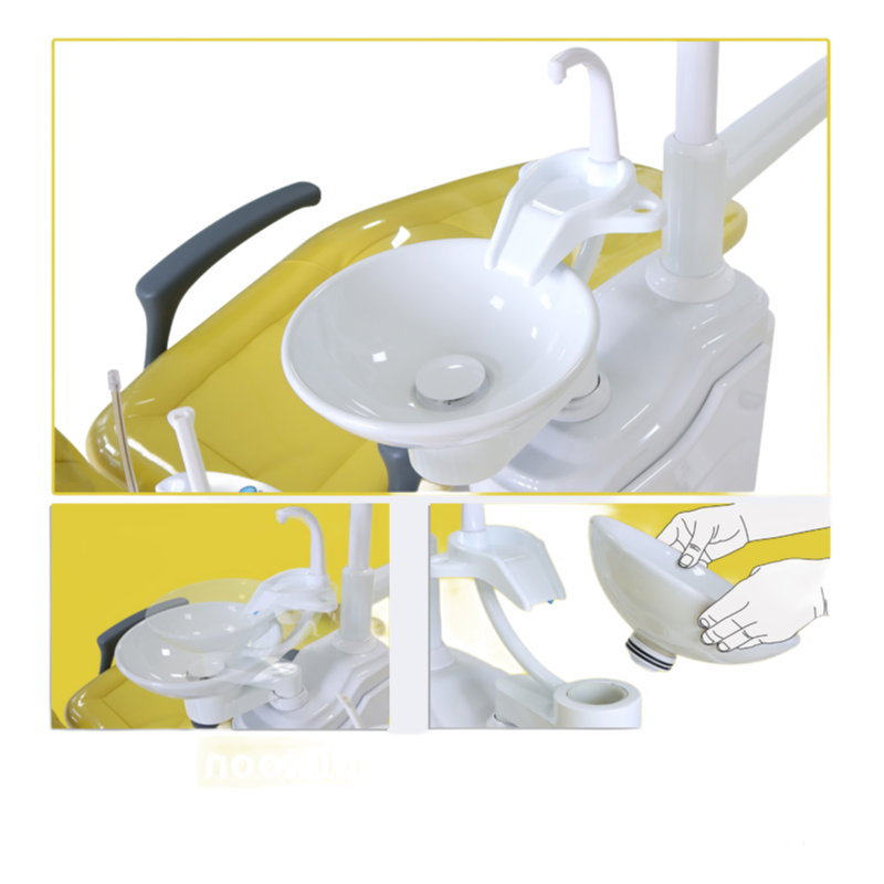 ISO and CE Certified Dental Equipment with Auto Spittoon Flush and Cup Filler Control System