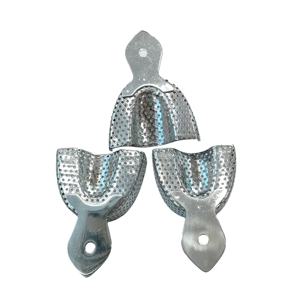 Premium Stainless Steel Dental Impression Trays for Oral Surgery - ISO/CE Certified