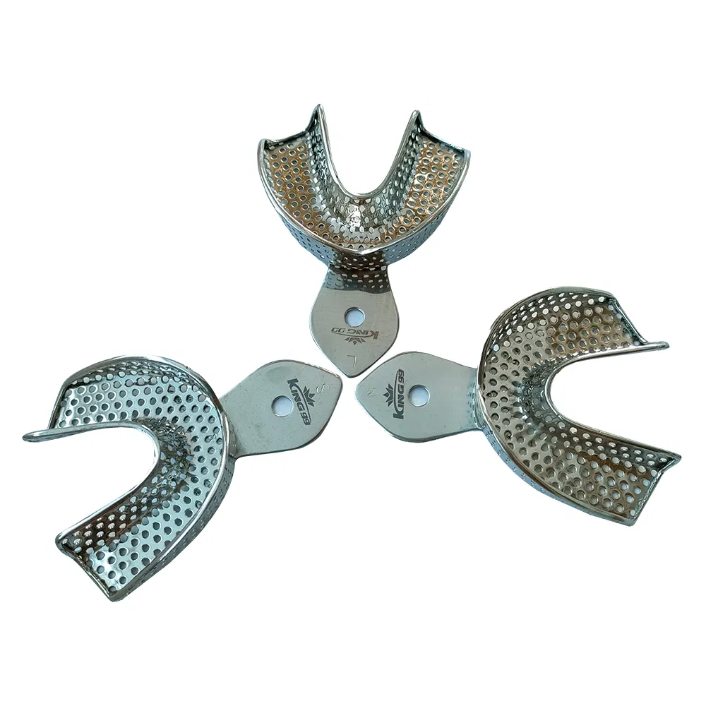 Premium Stainless Steel Dental Impression Trays for Oral Surgery - ISO/CE Certified