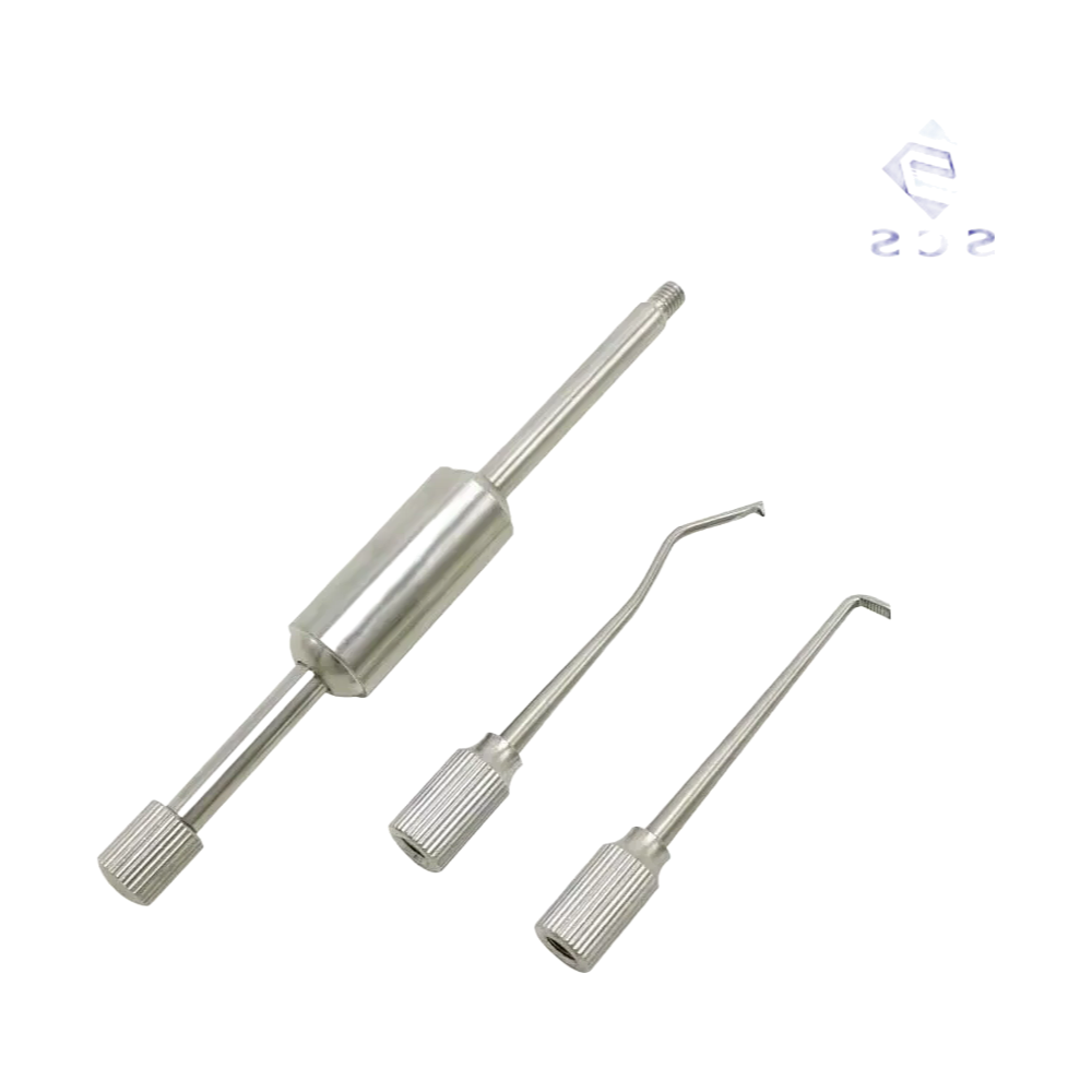 Professional Stainless Steel Manual Crown Remover Handle for Dental Surgery - ISO & CE Certified