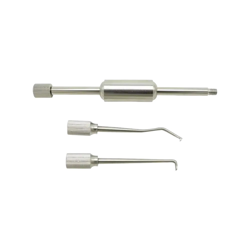 Professional Stainless Steel Manual Crown Remover Handle for Dental Surgery - ISO & CE Certified