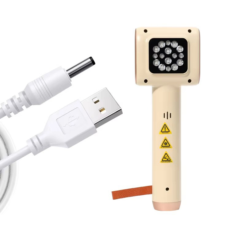 Professional Veterinary Red Blue Light Therapy Device for Pets - 630nm/450nm/850nm Wavelength LED Treatment Instrument