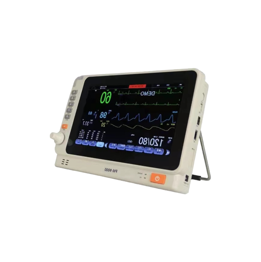 High-Precision Vet Monitor with ECG NIBP SpO2 Temperature for Dog Cat Hospital Use