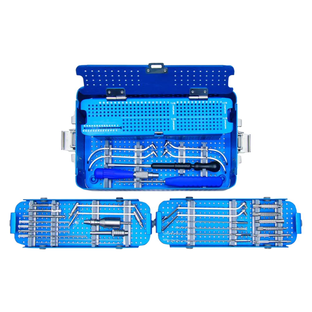 High Quality 32-Piece Multi-axial Locking Plate Instrument Set for Trauma and Fracture Repair