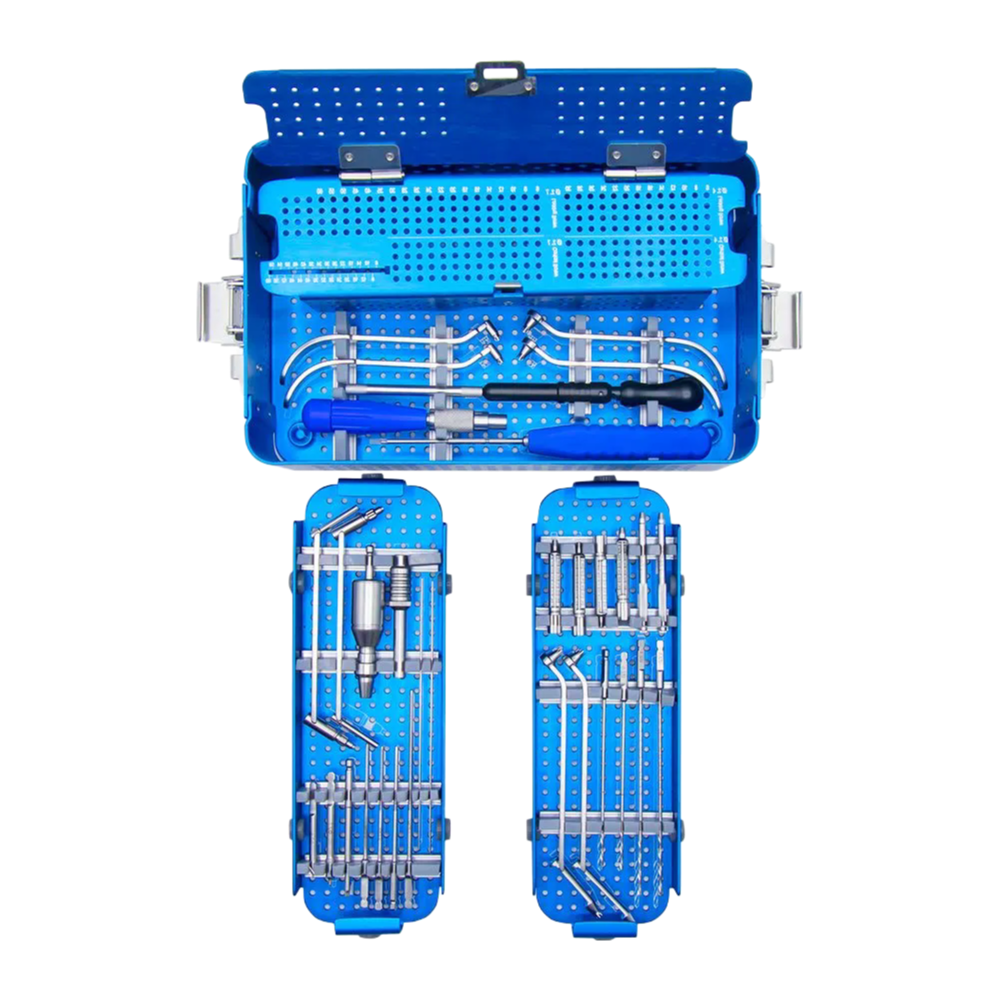 High Quality 32-Piece Multi-axial Locking Plate Instrument Set for Trauma and Fracture Repair