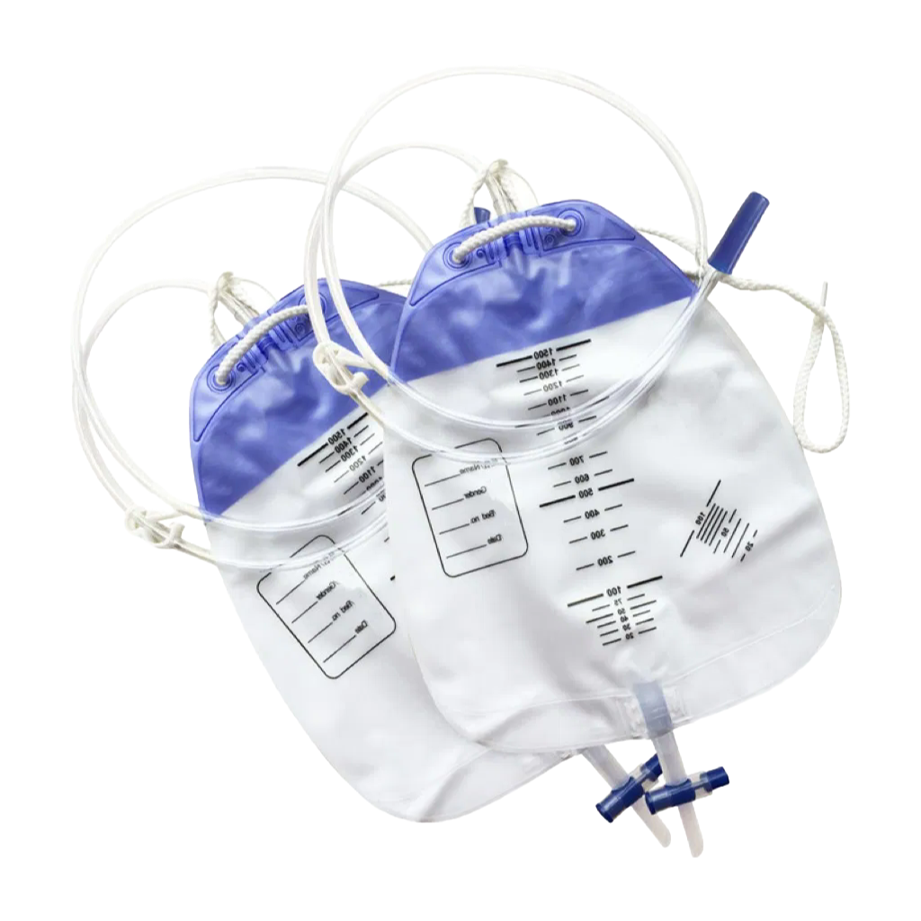 2000ml 1500ml 1000ml Medical Grade PVC Urine Bags Factory Direct Supply