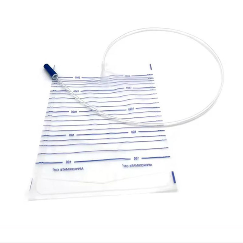 Sterile Urine Collection Bag with Push-Full Valve - ISO13485 Certified Medical Device