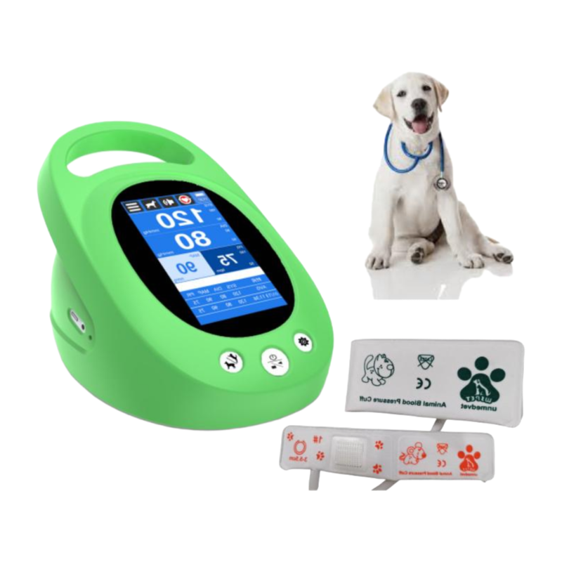Professional VET800 Blood Pressure Monitor for Pets and Animals with Multi-Language Support