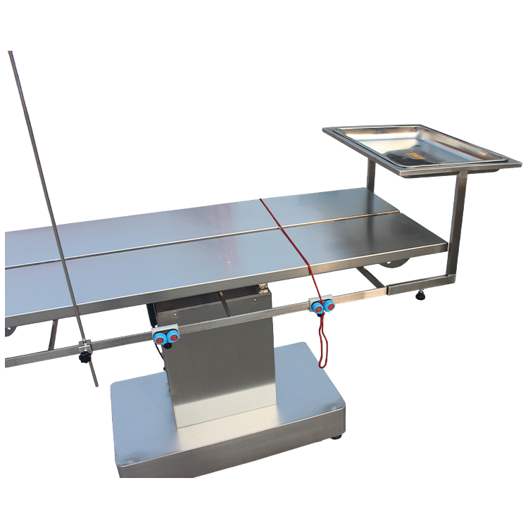Wholesale Animal Surgery Table with Electric Lift, Sink, and Instrument Plate for Research Use
