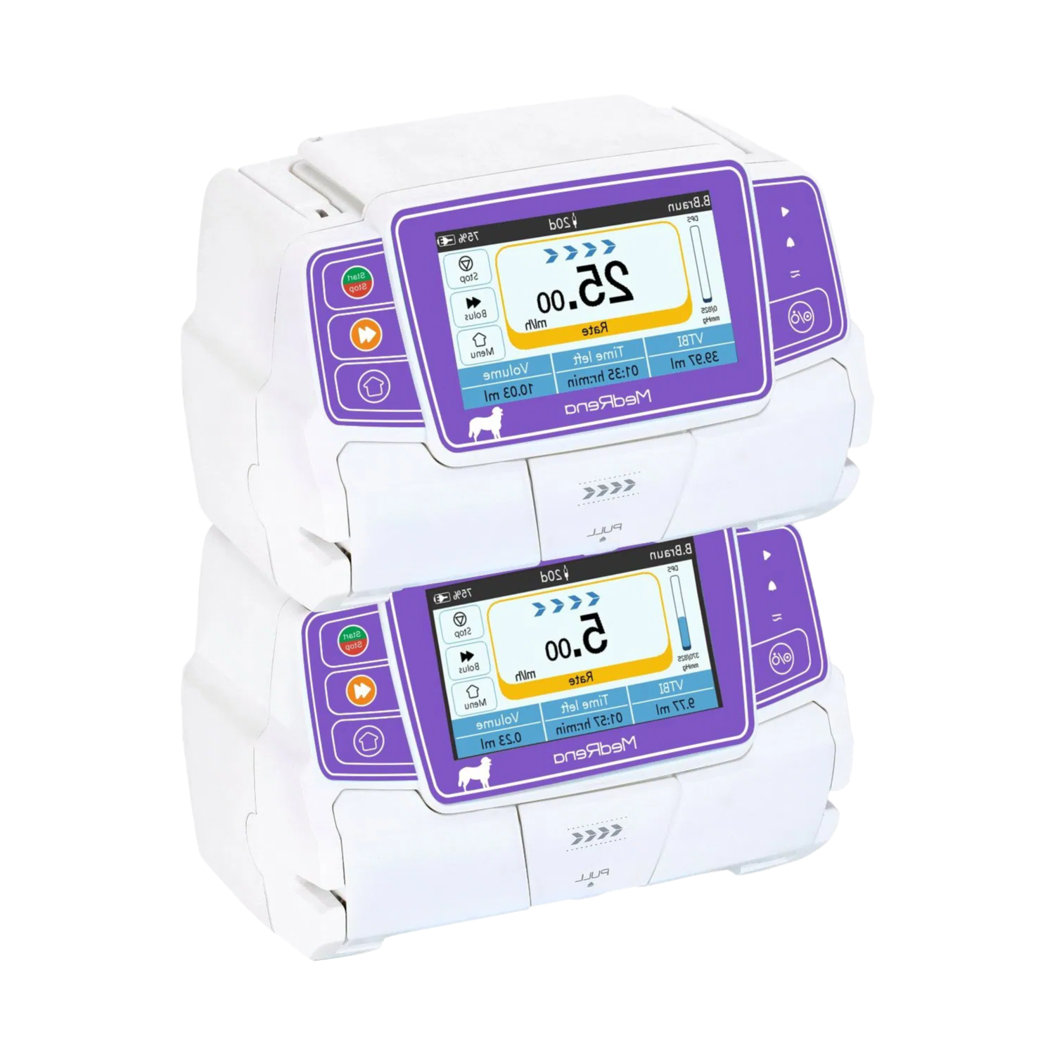 High Precision Vet Infusion Pump with 1500ml/h Flow Rate and IP34 Waterproof Design