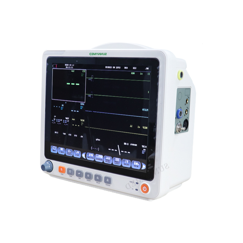 Customizable Multi-Parameter Veterinary Patient Monitor with Central Monitoring System Support