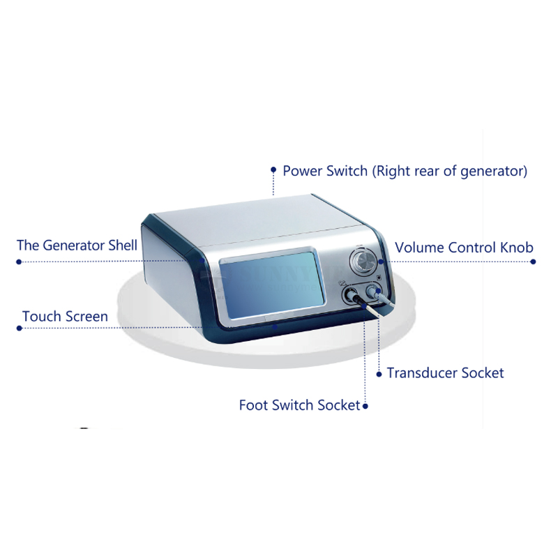 Professional SY-I600 Vet Ultrasonic Scalpel Equipment with Auto-Control Function 33W Power