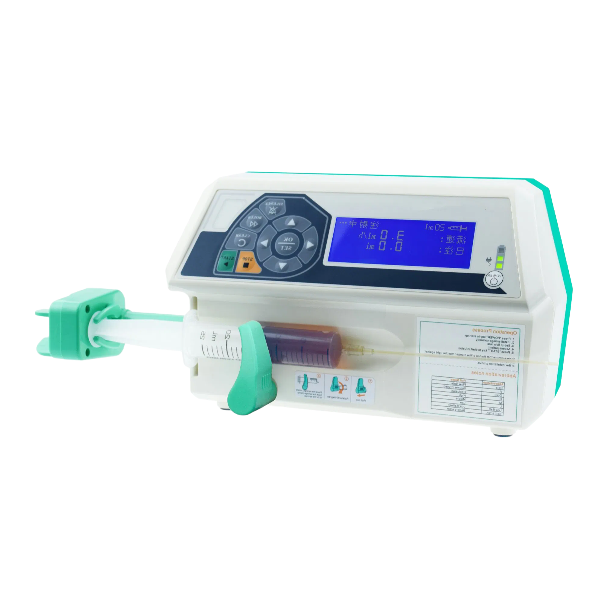 Factory Supply Veterinary IV Infusion Pump Set with Multiple Certifications and Syringe Compatibility
