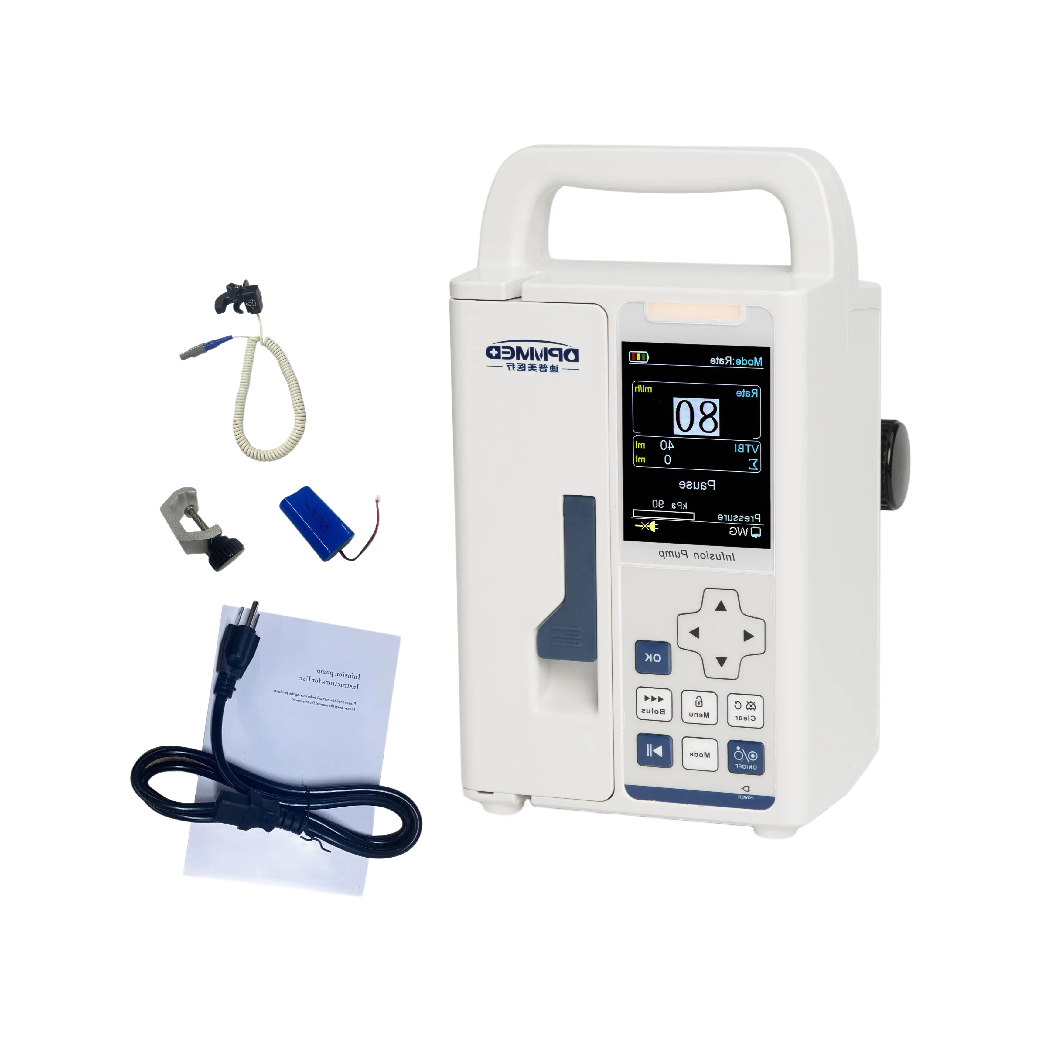 Programmable Infusion Pump with 24-Level Occlusion Pressure Control - CE Certified
