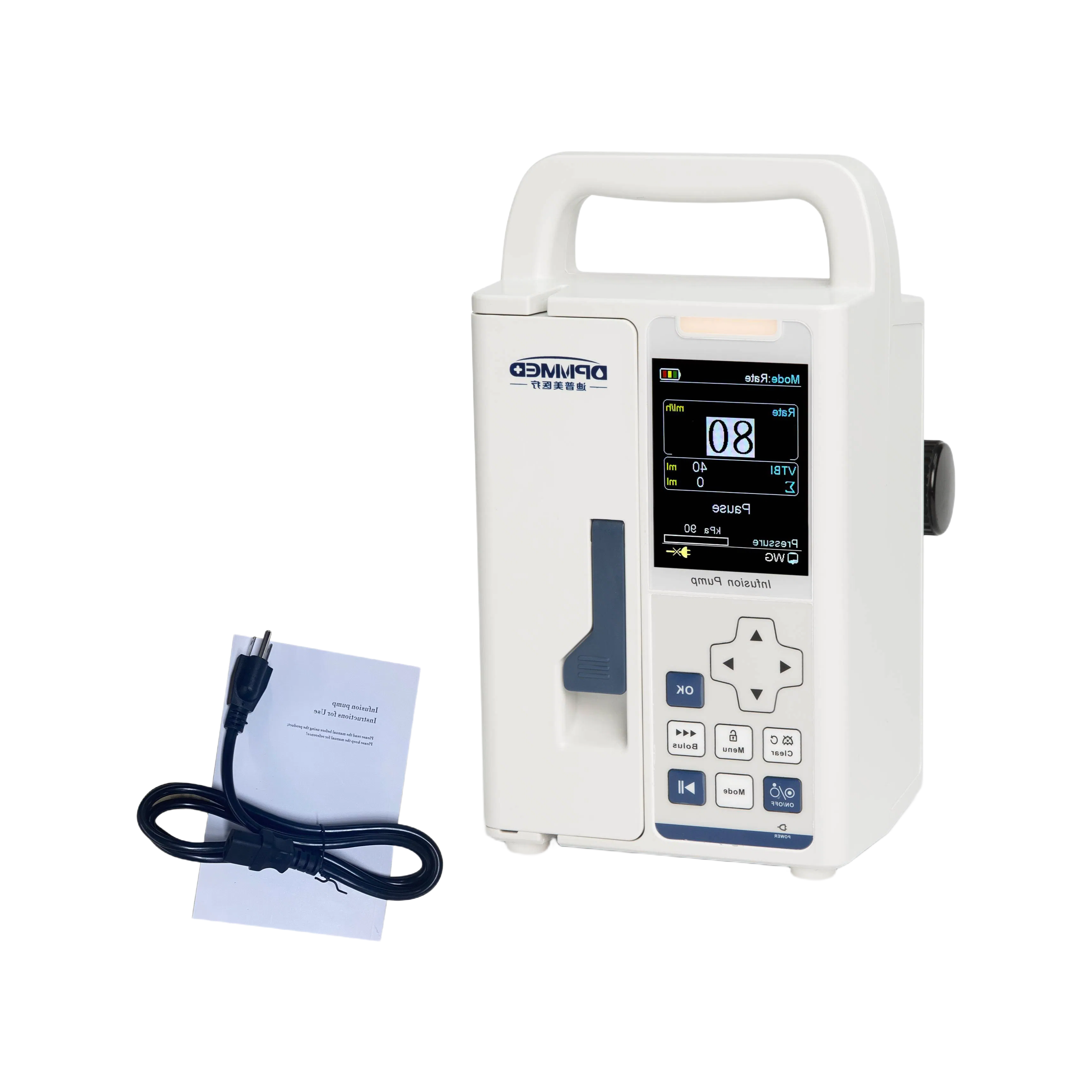 Programmable Infusion Pump with 24-Level Occlusion Pressure Control - CE Certified