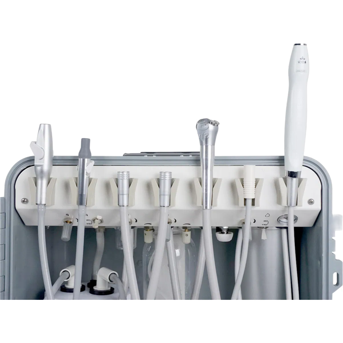 High Quality Portable Dental Unit PD-893 with LED Curing Light and Ultrasonic Scaler