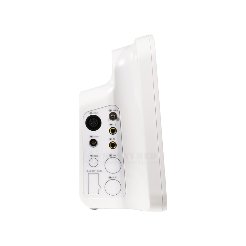 SY-C005V-1 Veterinary Patient Monitor with ECG SpO2 Temp for Multi-Species Animals - 15" Touch Screen Portable Vital Signs Monitor