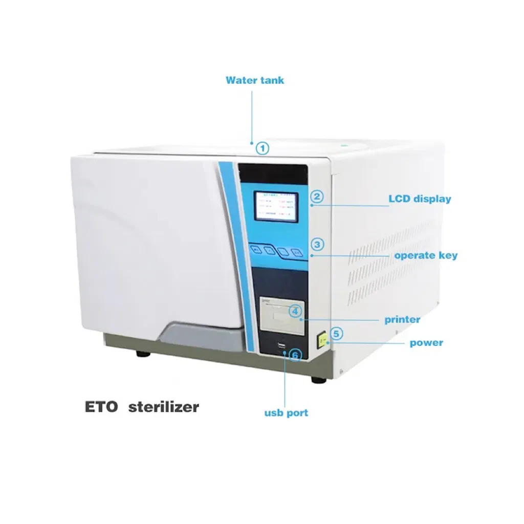 23L Desktop Ethylene Oxide Gas Sterilizer for Medical Equipment Disinfection