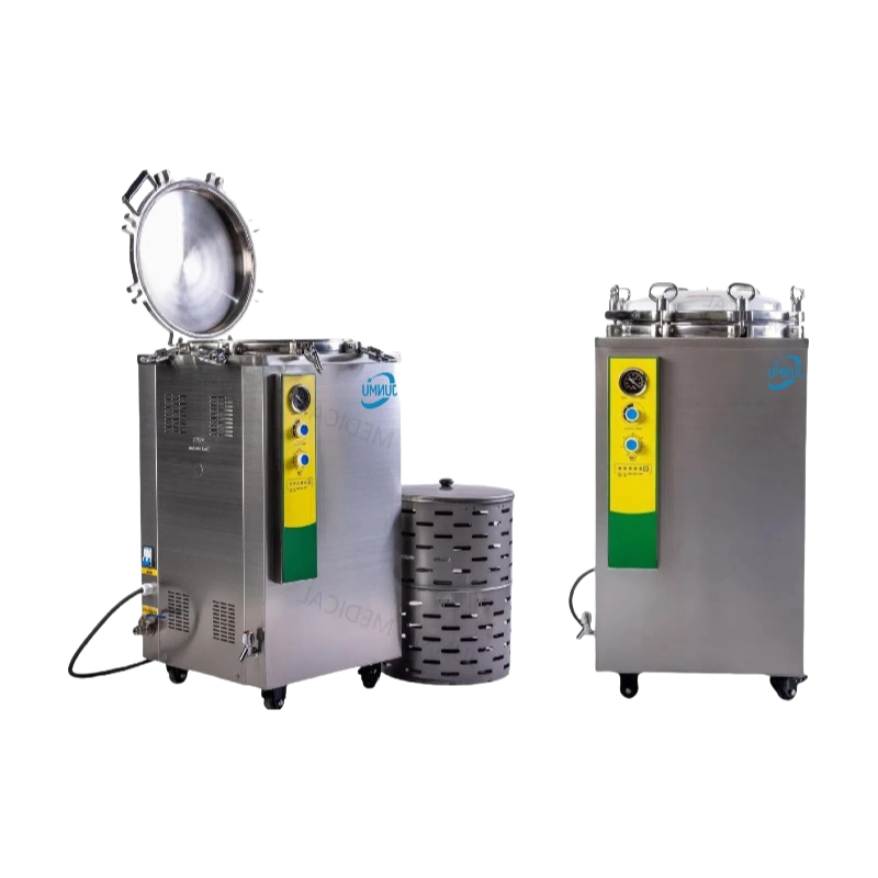 Custom Vertical Pressure Steam Sterilizer Equipment with Digital Control System 134°C Working Temp