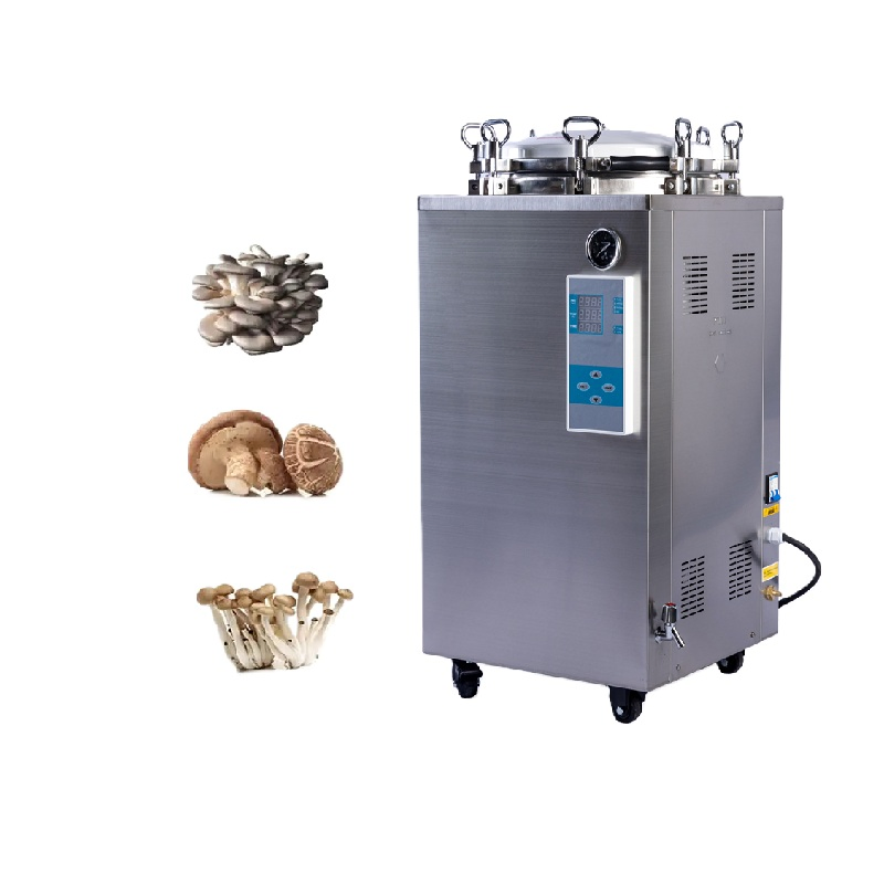 JM-LD 35-200L Vertical Autoclave Sterilizer for Mushroom Substrate & Glass Bottles