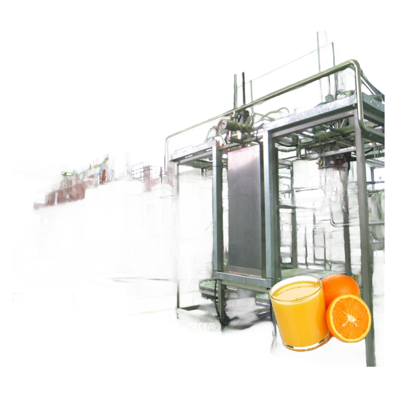 Turnkey Solution Fruit Juice Concentration Plant with Aseptic Filling System 270L Drum Packaging