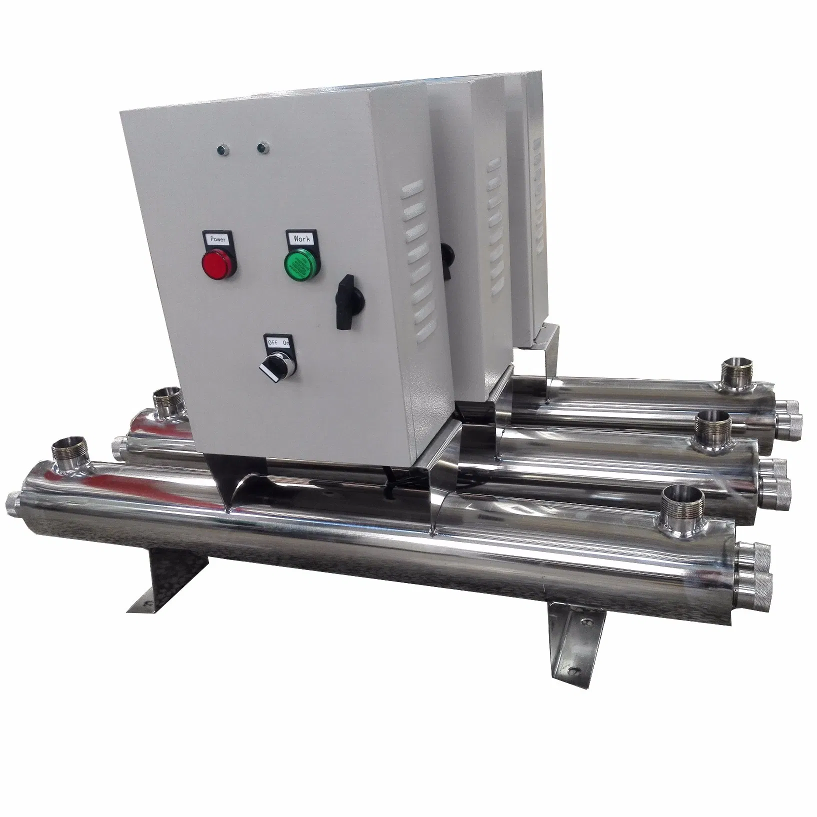 Industrial Grade 254nm UV Water Purifier - Customizable Flow Rate 0.3-1000T/H with Stainless Steel Housing