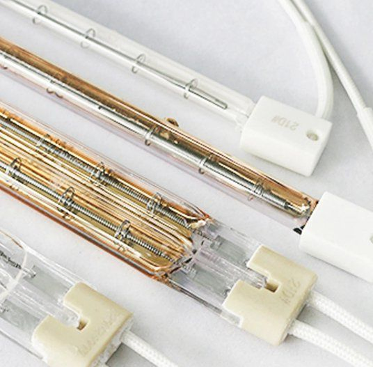 High Efficiency Twin Quartz Heating Tube for Industrial Infrared Applications 100-3000W