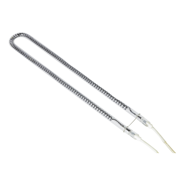 Factory Direct Supply Far Infrared Quartz Glass Tube Heater with Gold Reflector