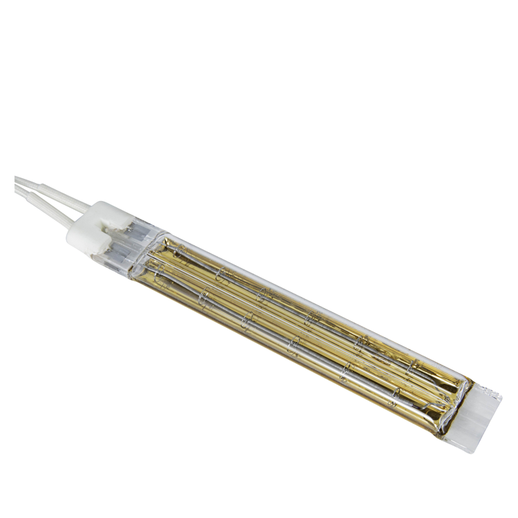 Factory Direct Supply Far Infrared Quartz Glass Tube Heater with Gold Reflector