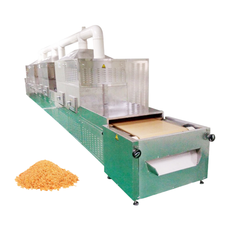Short Time Microwave Low Temperature Sterilization Equipment for Chicken Powder Meat Meal Bone Fish Shrimp Meal Drying