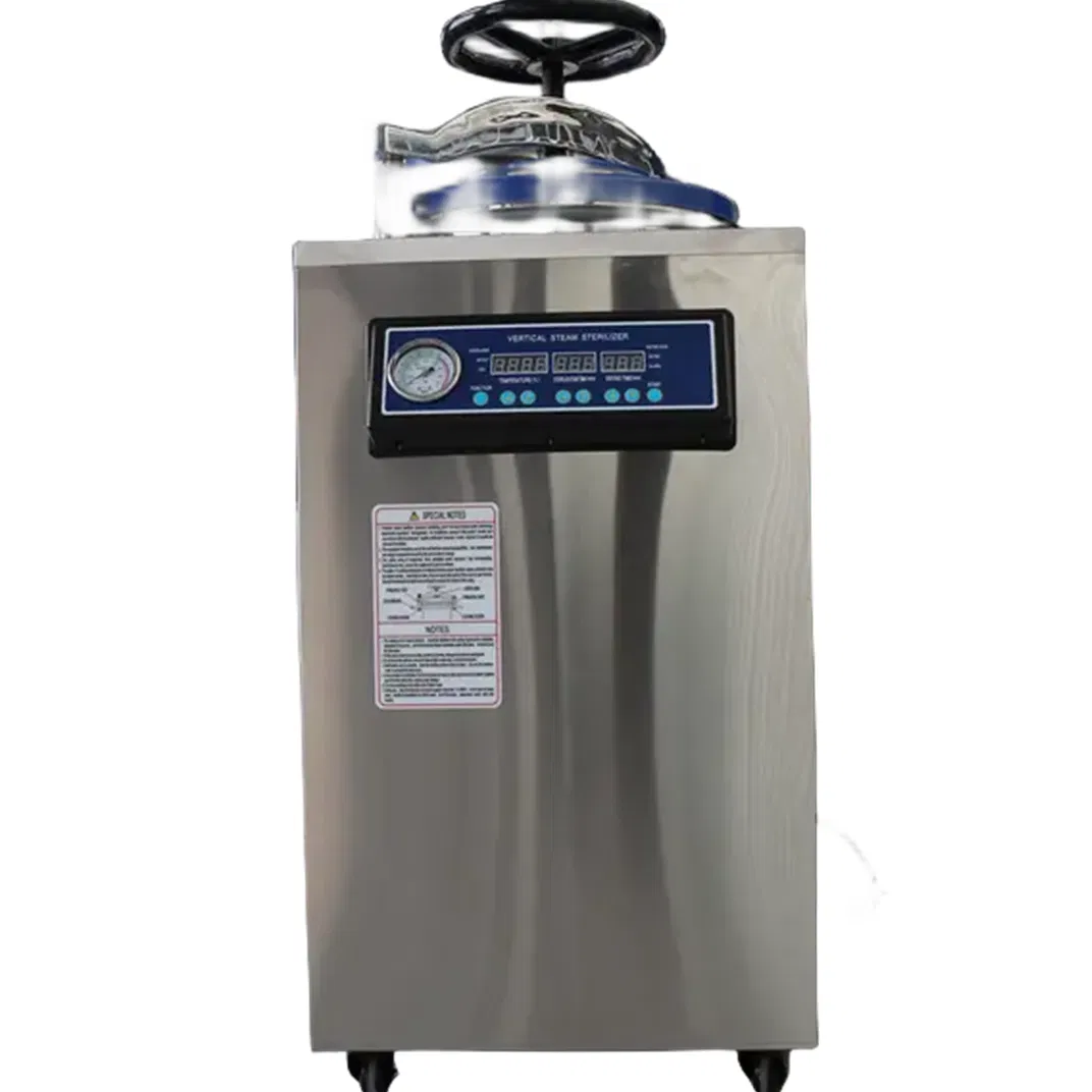 Vertical Steam Sterilizer for Hospital and Industrial Use - High-Efficiency Autoclave Equipment