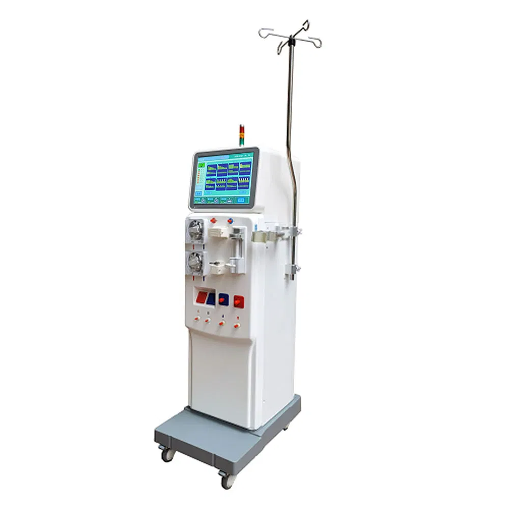 H-T2008-B Double Pump LCD Hemodialysis Machine - Professional Medical Blood Dialysis Equipment