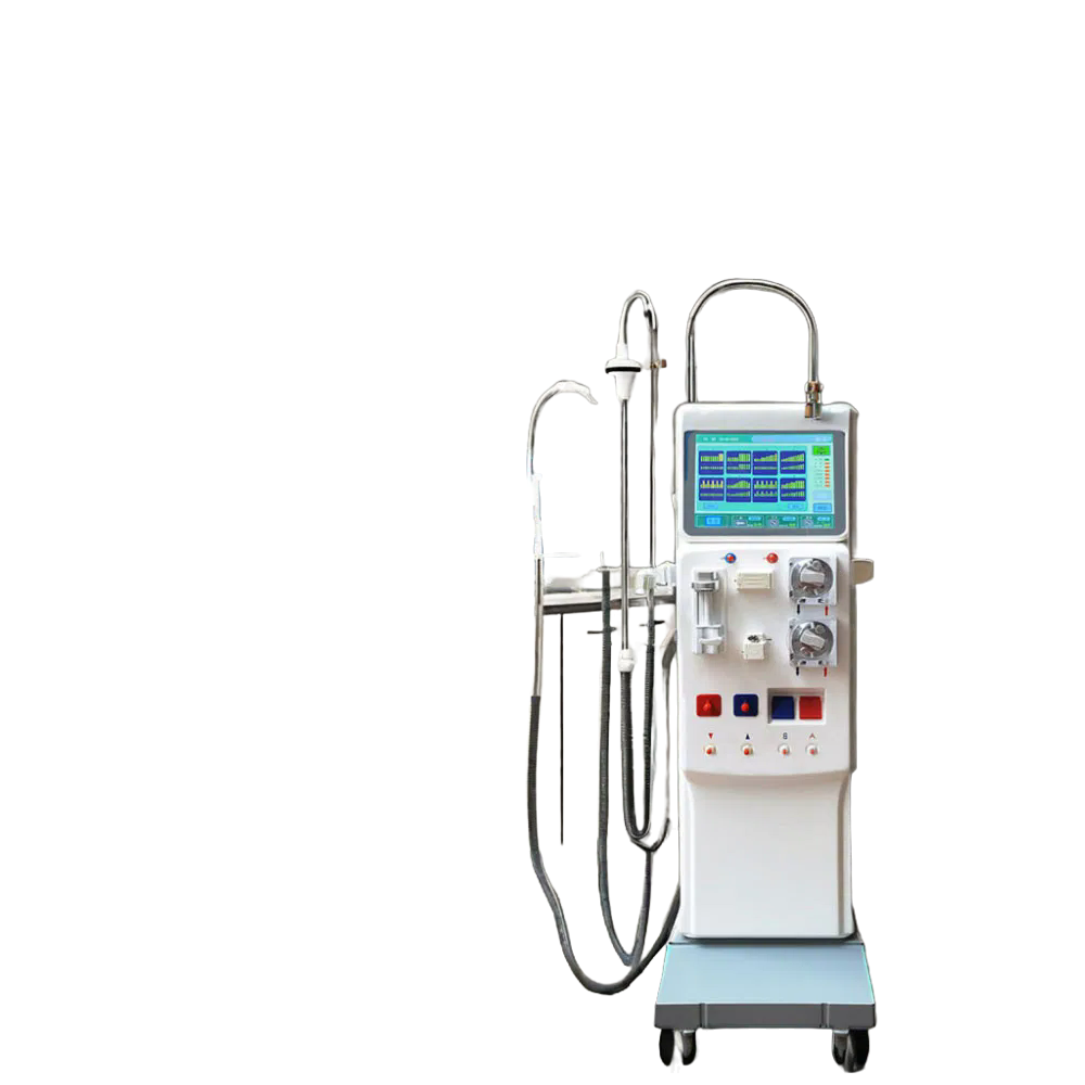 H-T2008-B Double Pump LCD Hemodialysis Machine - Professional Medical Blood Dialysis Equipment