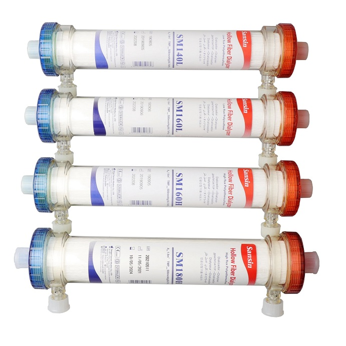 High Quality Hollow Fiber Hemodialysis Dialyzer for Renal Therapy - Medical Grade PC Material