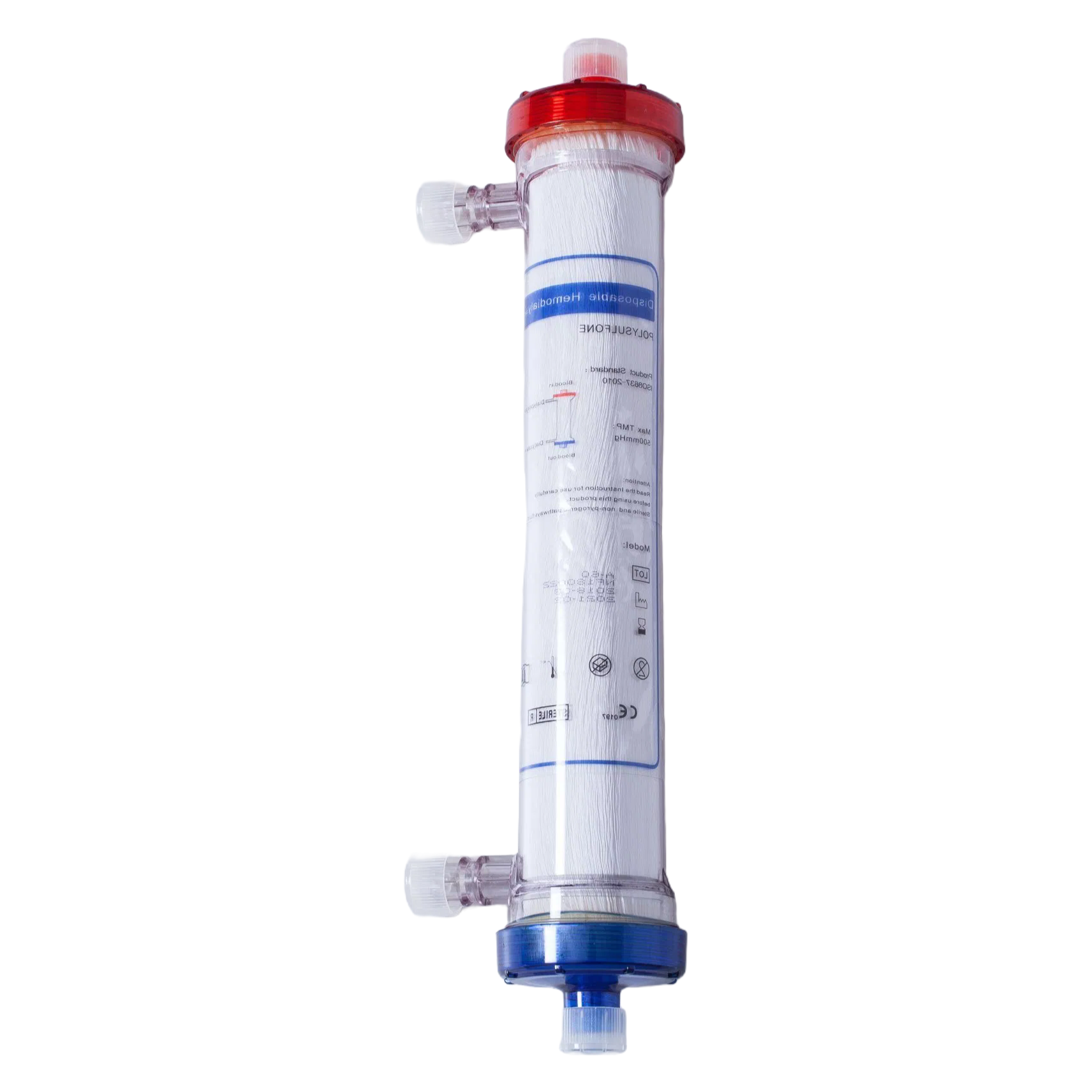 High Quality Disposable Hollow Fiber Hemodialyzer for Blood Dialysis Treatment