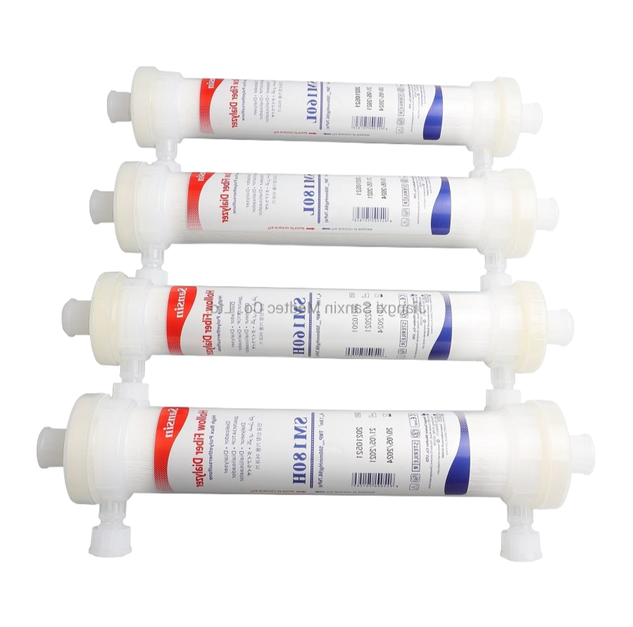 High-Quality Medical Hemodialysis Dialyzer with PP Material for Blood Purification Treatment