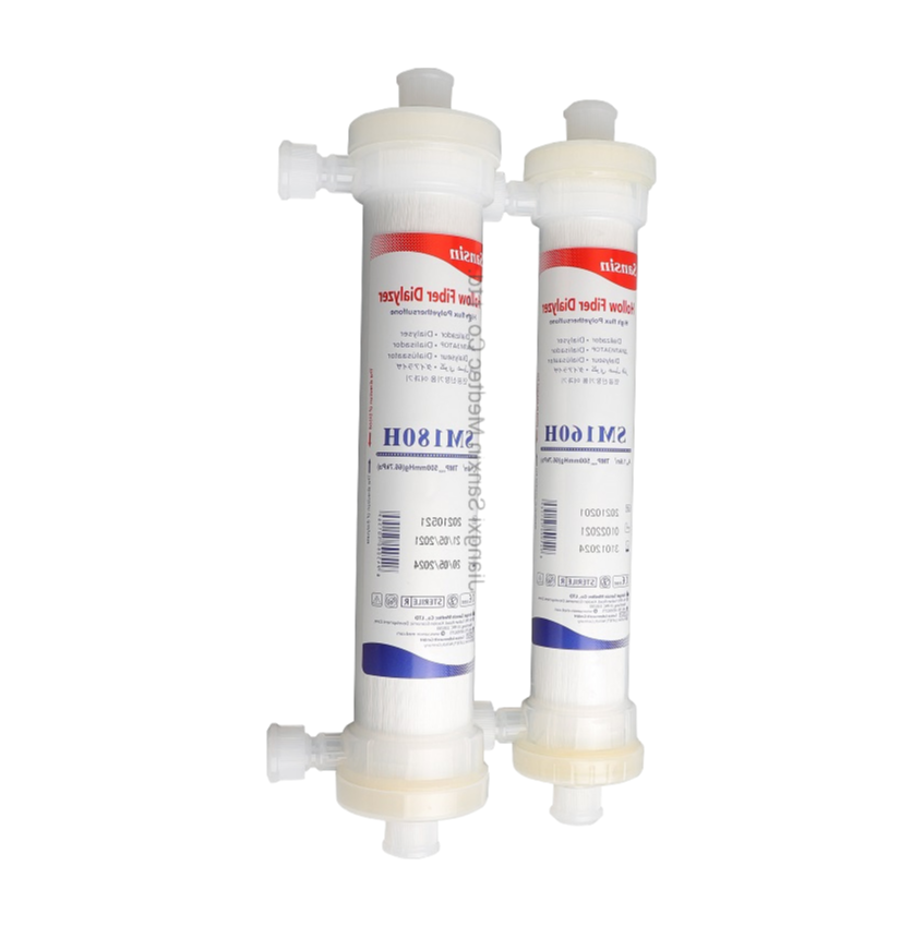 High-Quality Medical Hemodialysis Dialyzer with PP Material for Blood Purification Treatment
