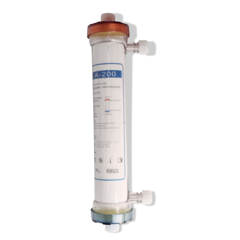 High Flux Hemodialyzer Dialyzer - Disposable Medical Filter Fiber for Renal Dialysis