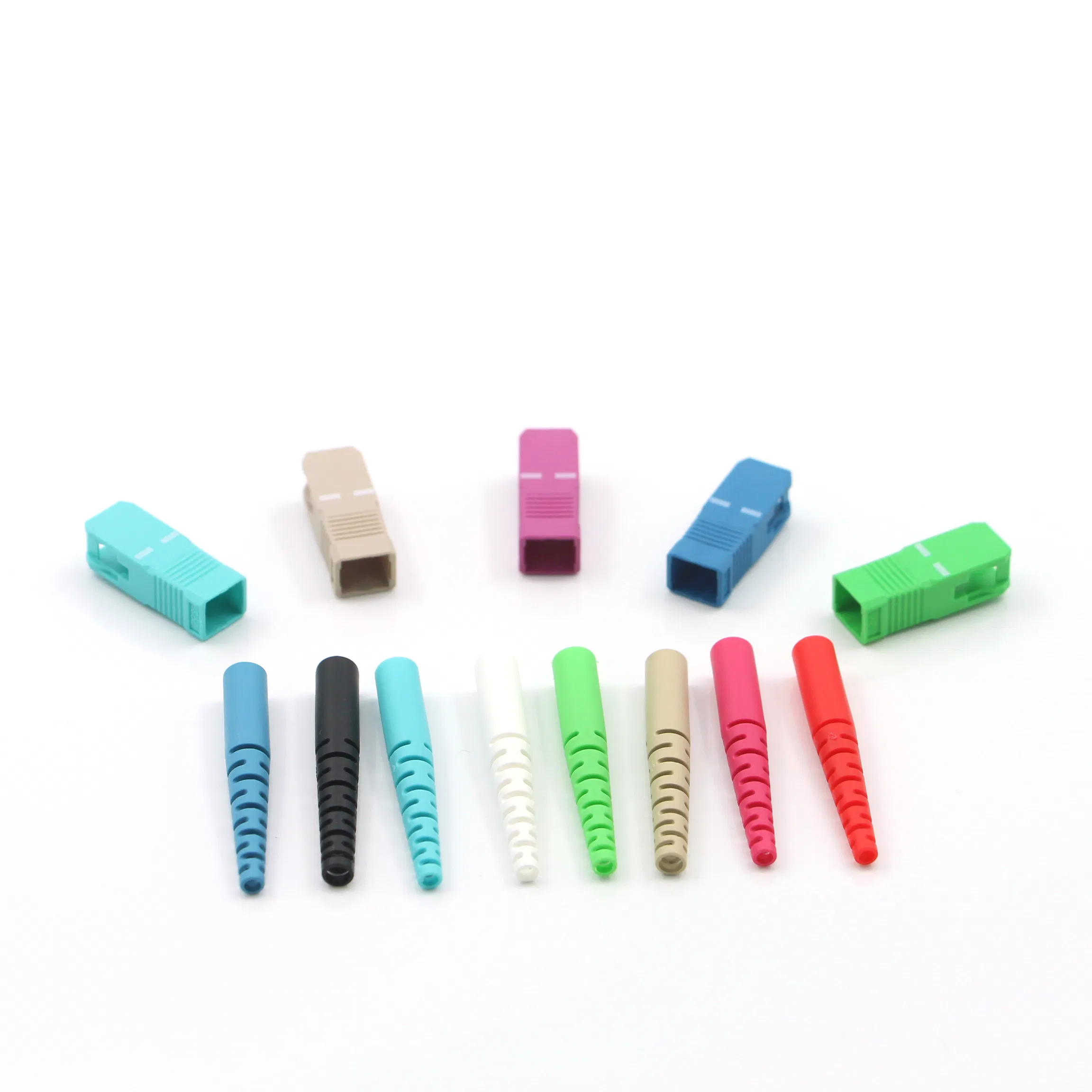 High Performance SC APC/UPC Duplex Single-mode Multimode Fiber Optic Connector for FTTH Applications