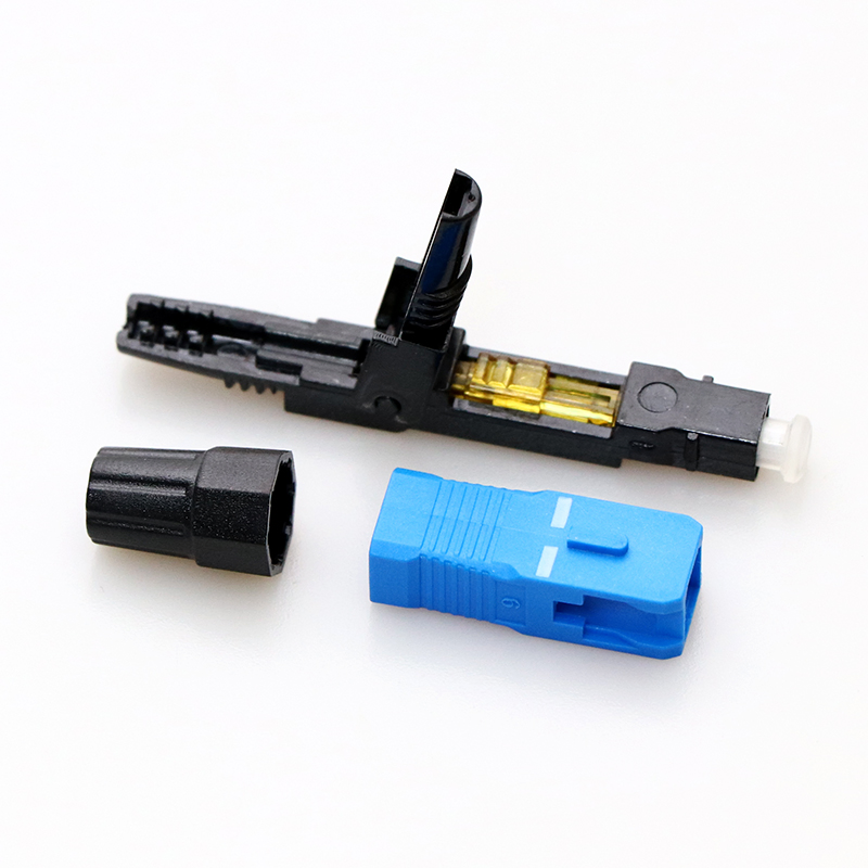 Premium SC/APC Fiber Optic Fast Connector for High-Speed FTTH Network Installation